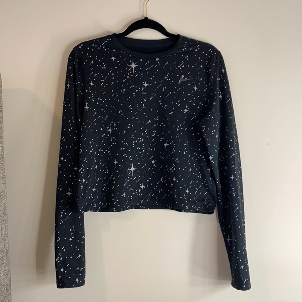Nike Pro Dry-Fit Cropped Long-sleeve Top